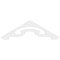 Ekena Millwork Pitch Northwest Architectural Grade PVC Gable Pediment, 60"W x 17 1/2"H x 1"P (7/12) GPP060X018X100NOR - alternate 4